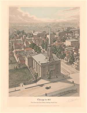 1930 Varin View of the First Baptist Church, Chicago, Illinois