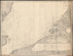1889 Imray Nautical Chart or Map of the Coast of Belgium, France, and Holland