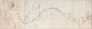 1861 Blunt Blueback Nautical Chart or Map of Florida, Carolina, Virginia, and Cuba