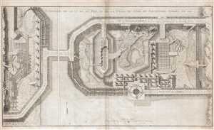 1788 Perronet Plan of Part of the Pont d'Orleans in Orleans, France
