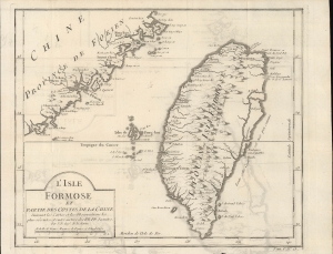 1756 Bellin Map of Formosa (Taiwan)