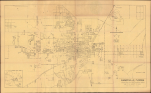 1962 McGriff City Plan of Gainesville, Florida