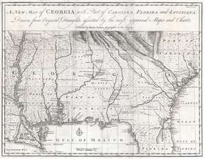1748 Bowen Map of Georgia - first specific map of Georgia!