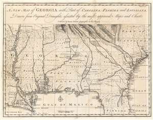1748 Bowen Map of Georgia - first specific map of Georgia!