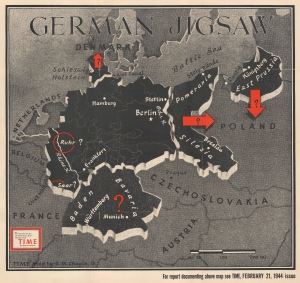1944 Chapin Map of Germany