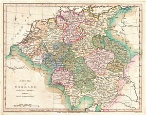 1794 Wilkinson Map of  Germany