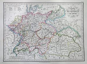 1837 Malte-Brun Map of Germany