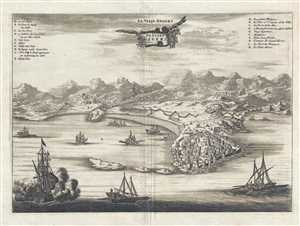 1686 Dapper View of Gigeri (Gegery), Algeria