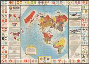 1943 Aluminum Company of America and Petruccelli Map of the World