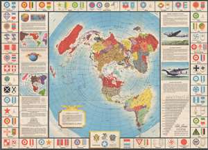 1943 Aluminum Company of America and Petruccelli Map of the World