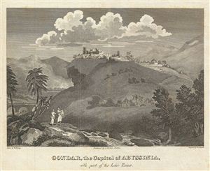 1828 Craig View of Gondar, Ethiopia