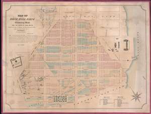 1866 Holmes Map of Gramercy, Rose Hill, and Kips Bay, Manhattan, New York City