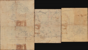 1942 Manuscript Map of Guadalcanal, Solomon Islands