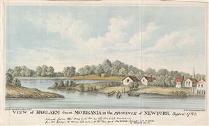 1765 Valentine View of Harlem, New York
