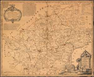 1749 Kitchin map of Hertfordshire