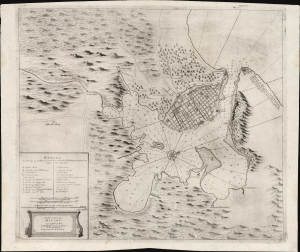 1700 J. Van Keulen Plan and Chart of Havana Harbor