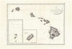 1799 Vancouver Map of Hawaii
