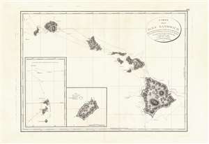 1799 Vancouver Map of Hawaii
