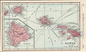 1905 Brooklyn Daily Eagle Map of Hawaii and Puerto Rico