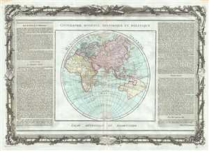 1786 Desnos and de la Tour Map of the Eastern Hemisphere