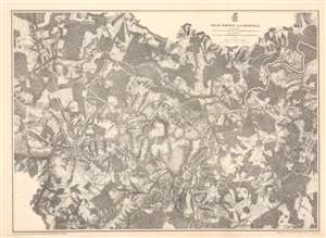 1867 Weyss Map of the Battle of High Bridge (American Civil War)