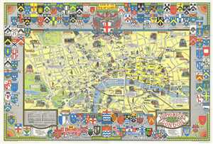 1978 Bartholomew Children's Pictorial Map of London
