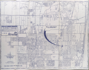 1965 Dolph Map of Hollywood, Florida and Vicinity