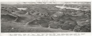 1840 Endicott View and Map of th Holy Land