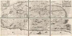 1662 Jansson and Hornius Map of the Holy Land, Israel, and Palestine