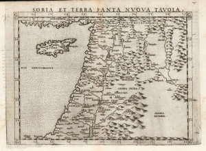 1561 Ruscelli Holy Land (First State)