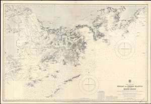 1929 Admiralty Nautical Chart or Map of Hong Kong