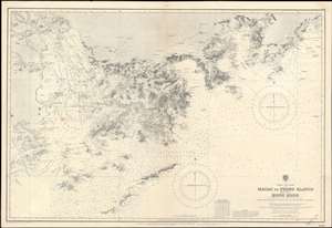 1929 Admiralty Nautical Chart or Map of Hong Kong