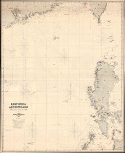 1870 Imray Blueback Nautical Map of Hong Kong, Taiwan, and the Philippines