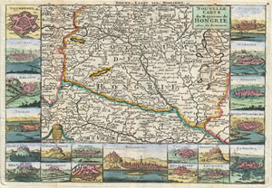 1747 La Feuille Map of Hungary