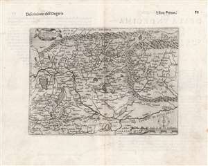 1597 Franco / Valle map of Hungary and Transylvania