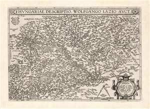 1570 Ortelius Map of Hungary