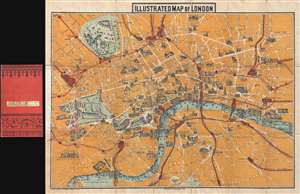 1887 Charles Smith Pictorial Map of London