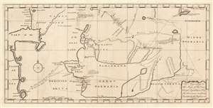 1753 Jonas Hanway Map of Independent Tartary