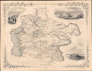 1851 Tallis / Rapkin Map of Independent Tartary (Central Asia)