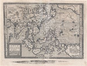 1600 Bussemacher Map of East Asia, India, and the East Indies