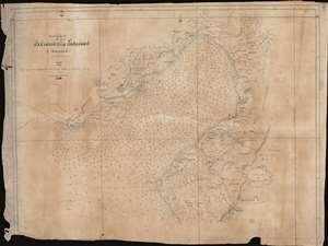 1858 Manuscript Nautical Chart of the Bay of Iskenderun, Turkey