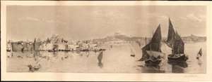 1901 Tyroler View of Istanbul from across the Bosporus