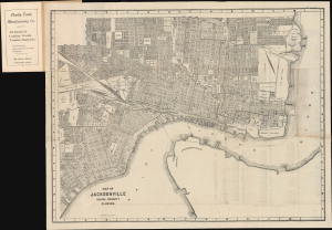 1913 / 1919 Grosser City Plan or Map of Jacksonville, Florida