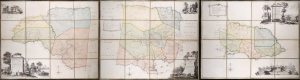 1763 Craskell and Simpson 3-Part Wall Map of Jamaica