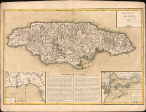 1779 Lattre / Jefferys Map of Jamaica