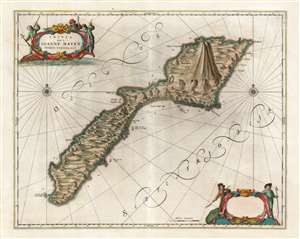 1659 Blaeu Map of Jan Mayen Island