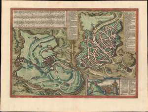 1572 Braun and Hogenberg Map of Jerusalem