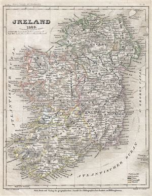 1849 Meyer Map of Ireland