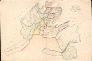 1940 QMG Manuscript Map of Kandahar Region, Afghanistan (First Anglo-Afghan War)