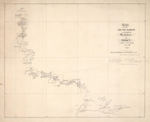 1839 Bedford and Smith Map of Afghanistan from Kandahar to Herat